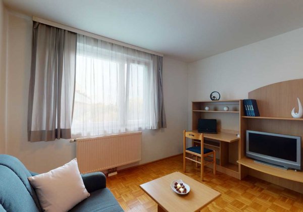 Apartmenthaus Fröhlichgasse Wohnzimmer 1