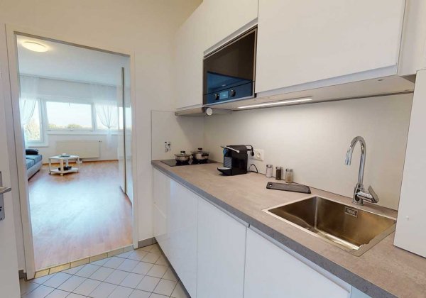 Apartmenthaus Neue Donau Kochnische 1