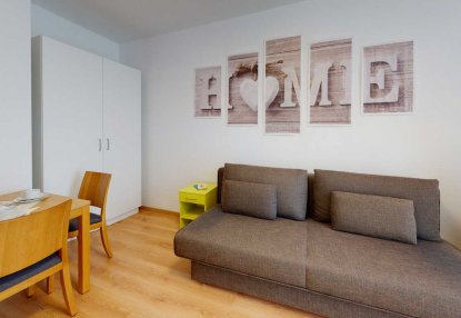 Apartmenthaus Wien Nord Wohn-Schlafzimmer 1